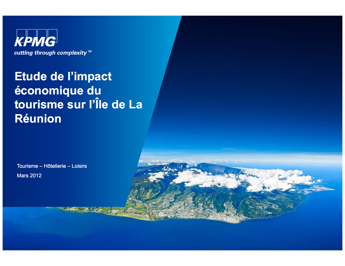 Etude de l'impact économique du tourisme sur l'île de La Réunion