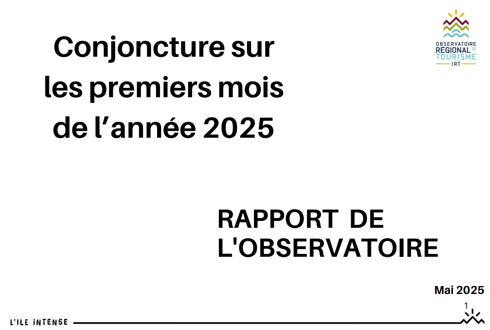 Rapport de l'Observatoire : Conjoncture sur les premiers mois de l'année 2025