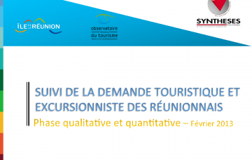 Demande touristique et excursionniste des Réunionnais