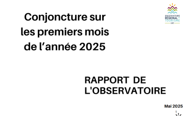 Rapport de l'Observatoire : Conjoncture sur les premiers mois de l'année 2025